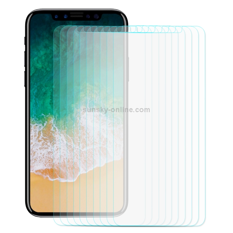 For iPhone X 10pcs ENKAY 0.26mm 9H Hardness 2.5D Curved Tempered Glass Screen Film For iPhone X 10pcs ENKAY 0.26mm 9H Hardness 2.5D Curved Tempered Glass Screen Film