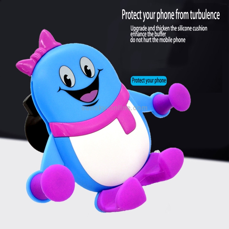 QC-ZJ Gravity Sensing Car Mount Phone Holder(Purple) QC-ZJ Gravity Sensing Car Mount Phone Holder(Purple)