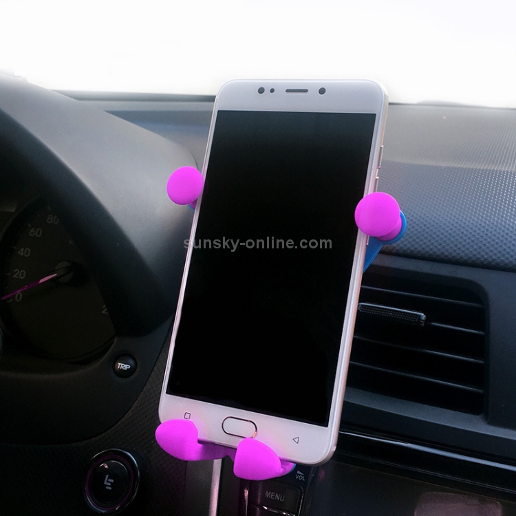 QC-ZJ Gravity Sensing Car Mount Phone Holder(Purple) QC-ZJ Gravity Sensing Car Mount Phone Holder(Purple)