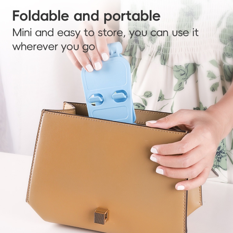WQ-02 Foldable Creative Lazy Bracket Phone Holder (Black) WQ-02 Foldable Creative Lazy Bracket Phone Holder (Black)