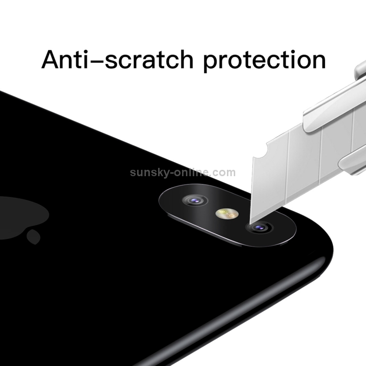 For iPhone X 2pcs Baseus 0.15mm Transparent Rear Camera Lens Protector Tempered Glass Protective Film (Transparent) For iPhone X 2pcs Baseus 0.15mm Transparent Rear Camera Lens Protector Tempered Glass Protective Film (Transparent)