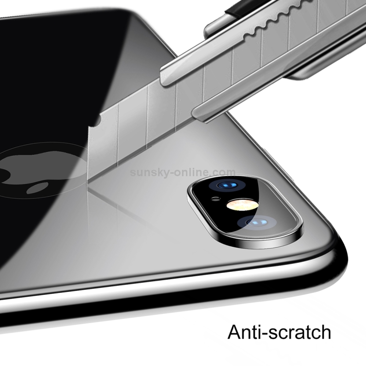 For iPhone X Baseus 4D Arc Edge Tempered Glass Protector Back Screen Film(Grey) For iPhone X Baseus 4D Arc Edge Tempered Glass Protector Back Screen Film(Grey)