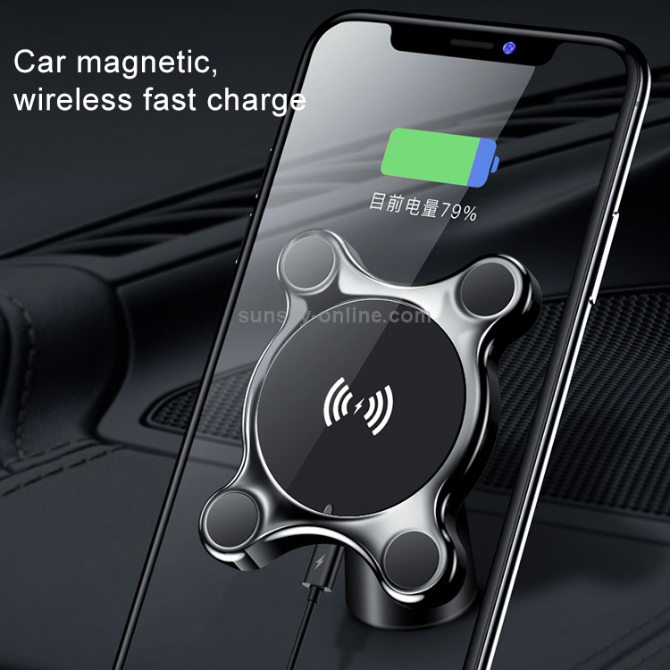 TOTUDESIGN 10W Max Dual-use Dashboard Car Air Vent Mount Magnetic Phone Holder Wireless Charger TOTUDESIGN 10W Max Dual-use Dashboard Car Air Vent Mount Magnetic Phone Holder Wireless Charger