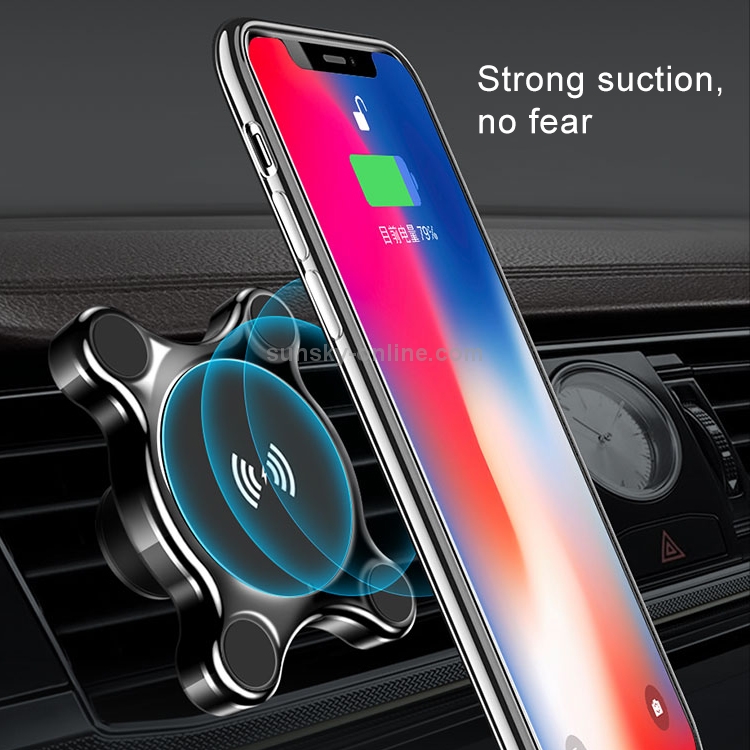 TOTUDESIGN 10W Max Dual-use Dashboard Car Air Vent Mount Magnetic Phone Holder Wireless Charger TOTUDESIGN 10W Max Dual-use Dashboard Car Air Vent Mount Magnetic Phone Holder Wireless Charger