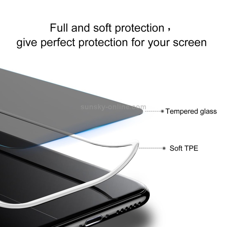 For iPhone X Baseus 0.23mm Soft Edge Anti-peeping Tempered Glass Film(White) For iPhone X Baseus 0.23mm Soft Edge Anti-peeping Tempered Glass Film(White)
