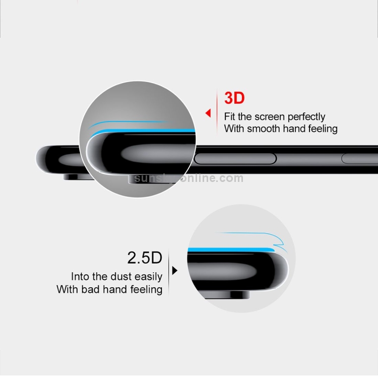 For iPhone X Baseus 0.3mm 9H Hardness 3D Silk-screen Tempered Glass Screen Film Protector(White) For iPhone X Baseus 0.3mm 9H Hardness 3D Silk-screen Tempered Glass Screen Film Protector(White)