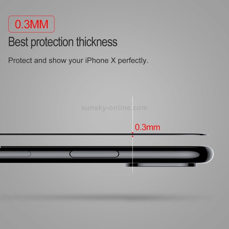 For iPhone X Baseus 0.3mm 9H Hardness 3D Silk-screen Tempered Glass Screen Film Protector(White) For iPhone X Baseus 0.3mm 9H Hardness 3D Silk-screen Tempered Glass Screen Film Protector(White)
