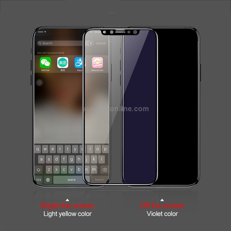 For iPhone X Baseus 0.3mm 9H Hardness 3D Silk-screen Tempered Glass Screen Film Protector(White) For iPhone X Baseus 0.3mm 9H Hardness 3D Silk-screen Tempered Glass Screen Film Protector(White)