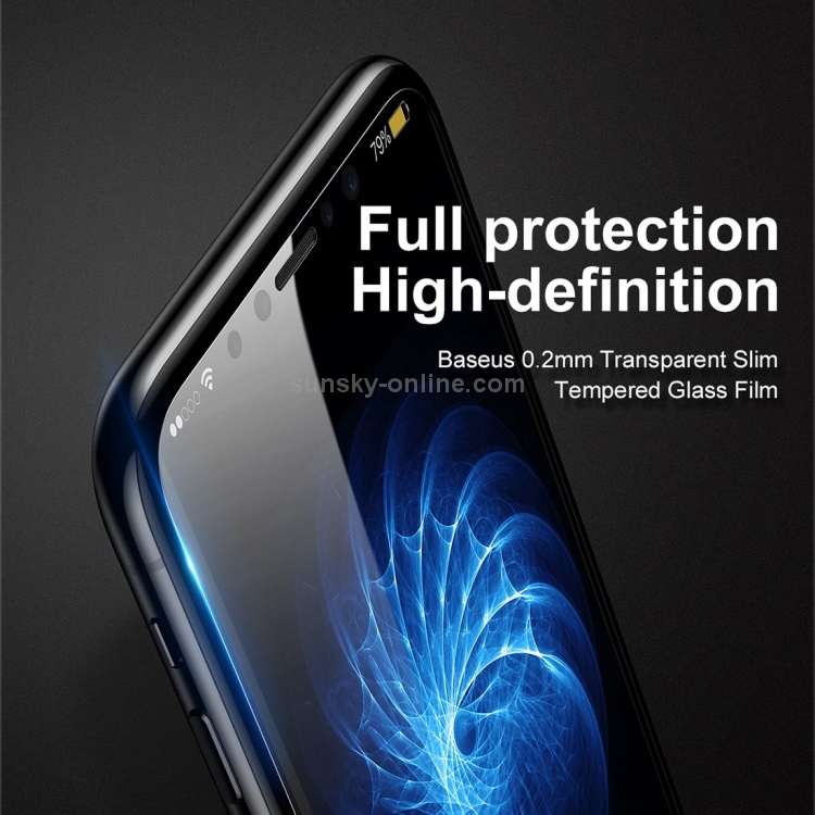 For iPhone X 9H Hardness Anti Blue-ray 0.2mm Transparent Slim Tempered Glass Film(Transparent) For iPhone X 9H Hardness Anti Blue-ray 0.2mm Transparent Slim Tempered Glass Film(Transparent)