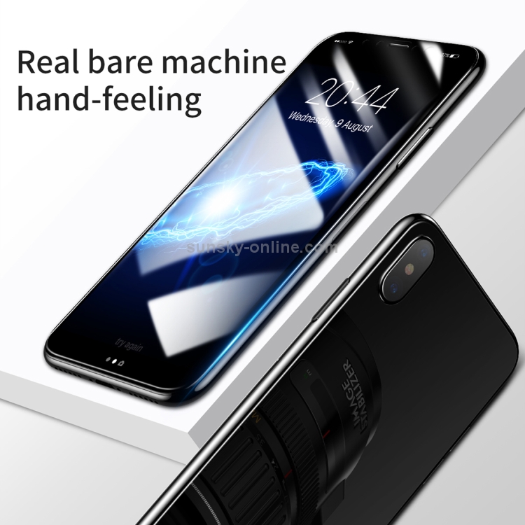 For iPhone X Baseus Anti-scratch 2 in 1 0.2mm Front + 0.3mm Back Tempered Glass Film Screen Protector(Transparent) For iPhone X Baseus Anti-scratch 2 in 1 0.2mm Front + 0.3mm Back Tempered Glass Film Screen Protector(Transparent)