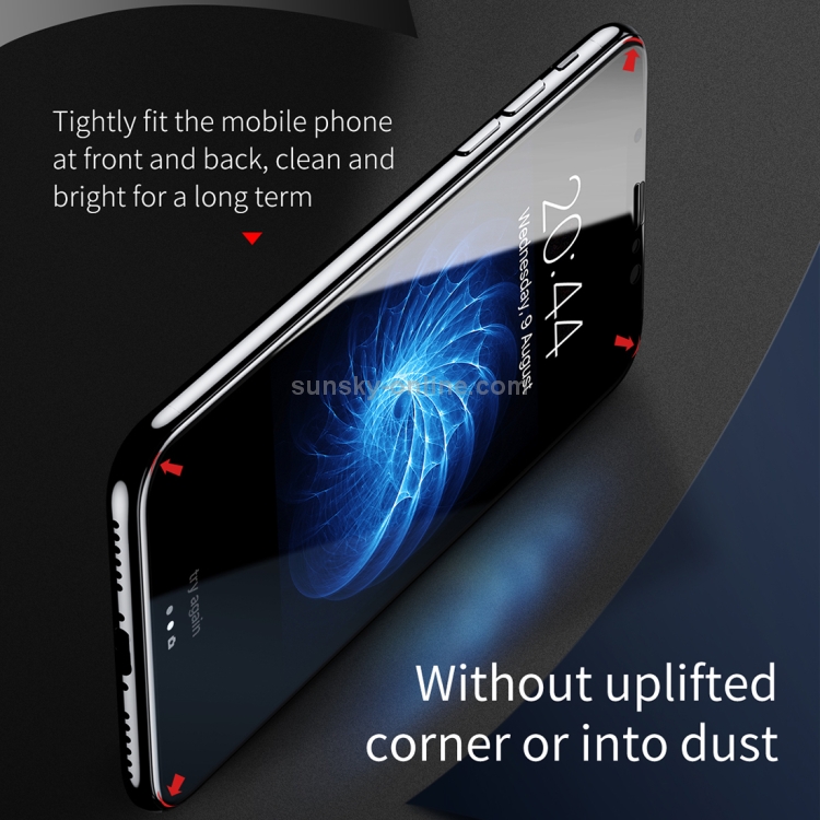 For iPhone X Baseus Anti-scratch 2 in 1 0.2mm Front + 0.3mm Back Tempered Glass Film Screen Protector(Transparent) For iPhone X Baseus Anti-scratch 2 in 1 0.2mm Front + 0.3mm Back Tempered Glass Film Screen Protector(Transparent)