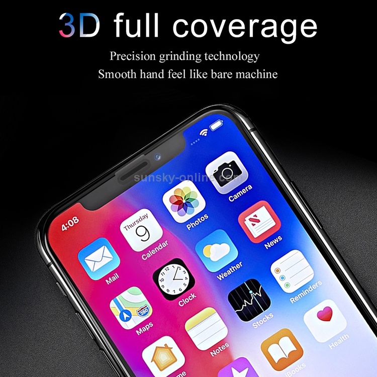 For iPhone X Lenuo DF 0.3mm 9H Surface Hardness 3D Full Screen Tempered Glass Screen Film For iPhone X Lenuo DF 0.3mm 9H Surface Hardness 3D Full Screen Tempered Glass Screen Film