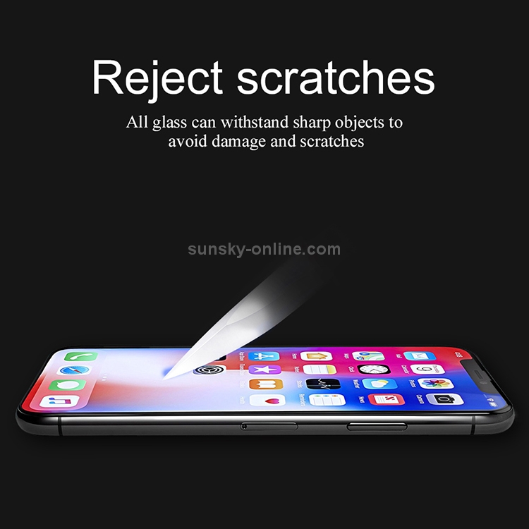 For iPhone X Lenuo DF 0.3mm 9H Surface Hardness 3D Full Screen Tempered Glass Screen Film For iPhone X Lenuo DF 0.3mm 9H Surface Hardness 3D Full Screen Tempered Glass Screen Film