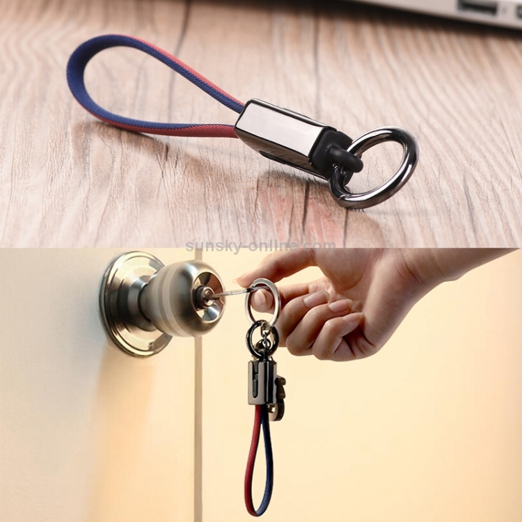 Hoco U36 Portable Weave USB to 8 Pin Data Sync Charging Cable, Max Length: 19cm Hoco U36 Portable Weave USB to 8 Pin Data Sync Charging Cable, Max Length: 19cm