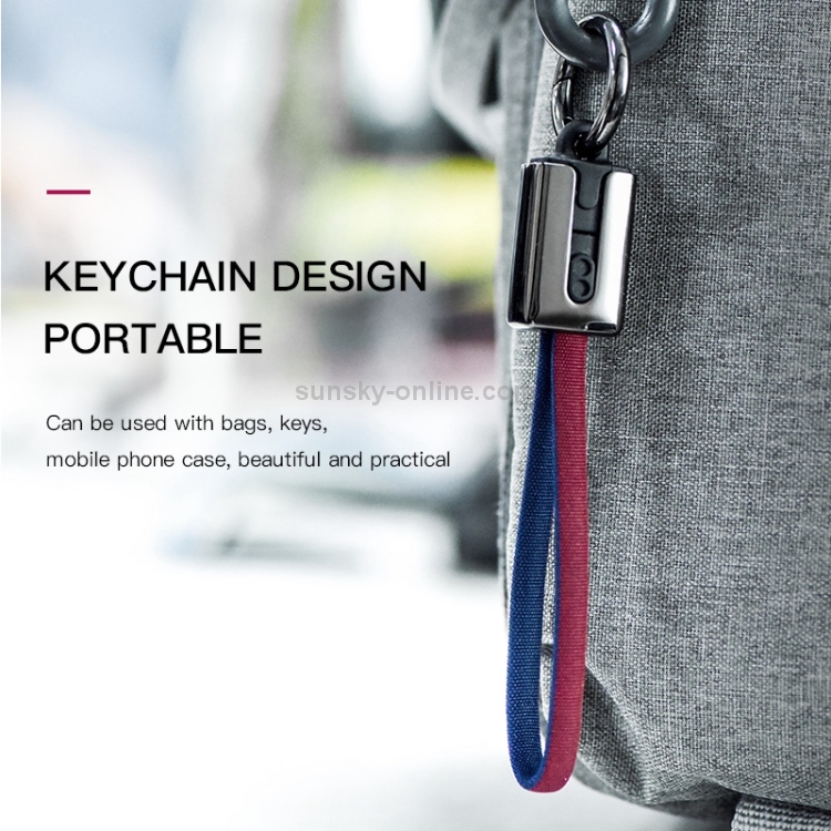 Hoco U36 Portable Weave USB to 8 Pin Data Sync Charging Cable, Max Length: 19cm Hoco U36 Portable Weave USB to 8 Pin Data Sync Charging Cable, Max Length: 19cm