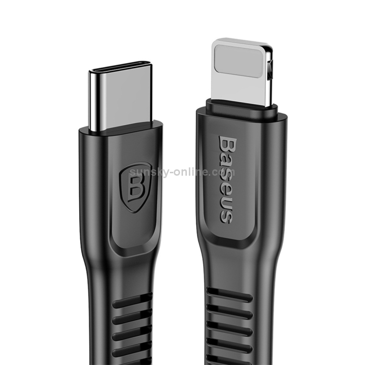 Baseus 1m Type-C to 8 Pin 18W (Max) Charging Data Cable, Support PD Quick Charge Baseus 1m Type-C to 8 Pin 18W (Max) Charging Data Cable, Support PD Quick Charge