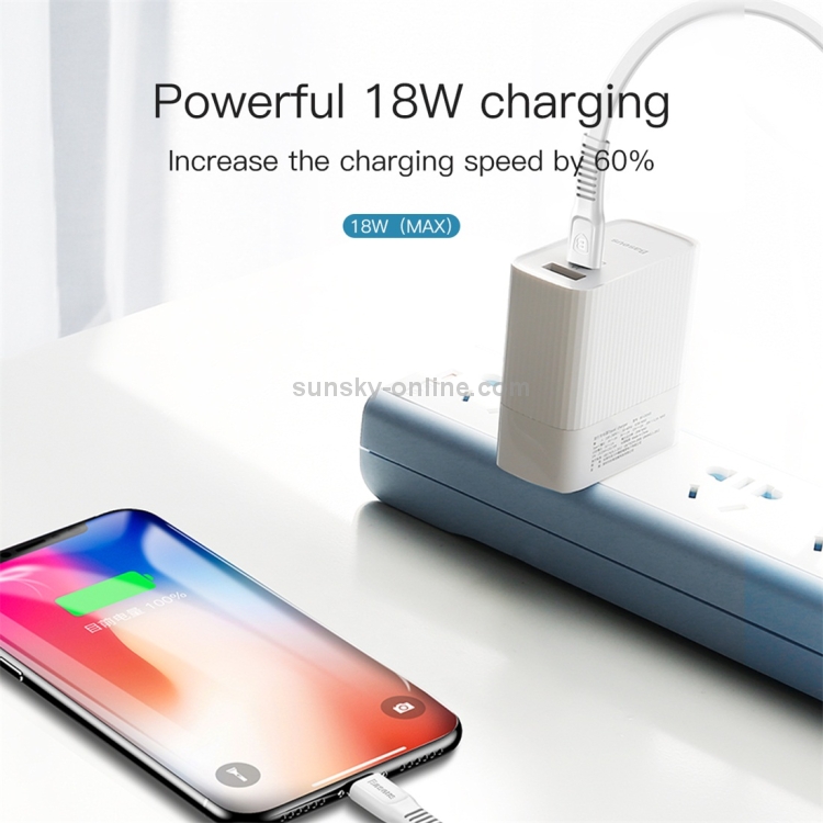 Baseus 2m Type-C to 8 Pin 18W (Max) Charging Data Cable, Support PD Quick Charge Baseus 2m Type-C to 8 Pin 18W (Max) Charging Data Cable, Support PD Quick Charge