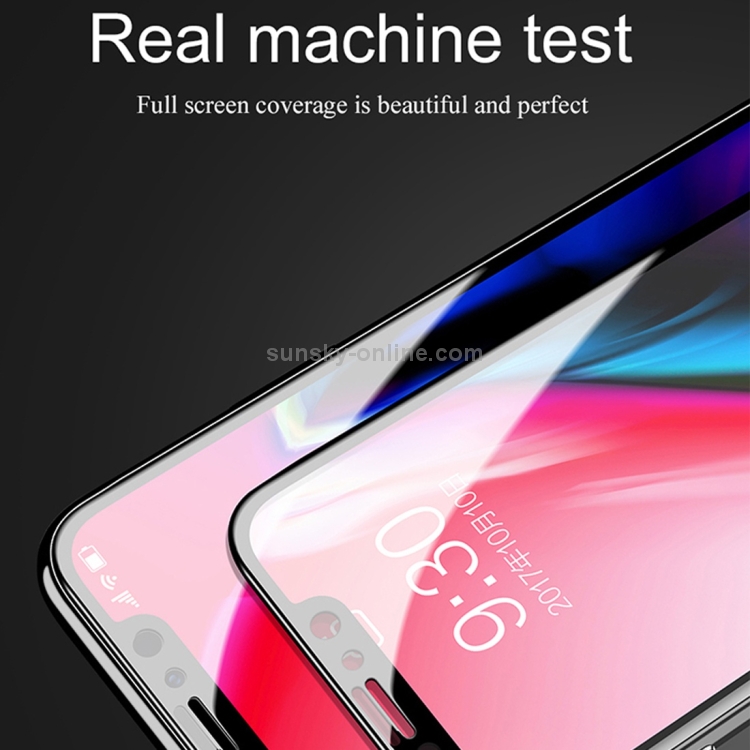 For iPhone X Lenuo DF 0.3mm 9H Surface Hardness 3D Arc Edge Full Coverage Explosion-proof Tempered Glass Front Screen Protector (White) For iPhone X Lenuo DF 0.3mm 9H Surface Hardness 3D Arc Edge Full Coverage Explosion-proof Tempered Glass Front Screen Protector (White)