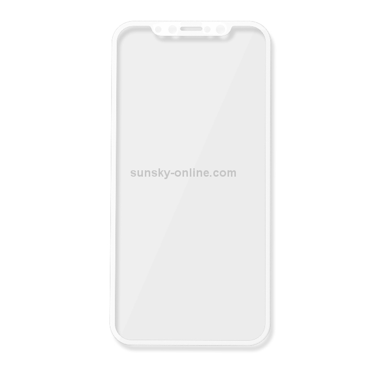 For iPhone X Lenuo DF 0.3mm 9H Surface Hardness 3D Arc Edge Full Coverage Explosion-proof Tempered Glass Front Screen Protector (White) For iPhone X Lenuo DF 0.3mm 9H Surface Hardness 3D Arc Edge Full Coverage Explosion-proof Tempered Glass Front Screen Protector (White)