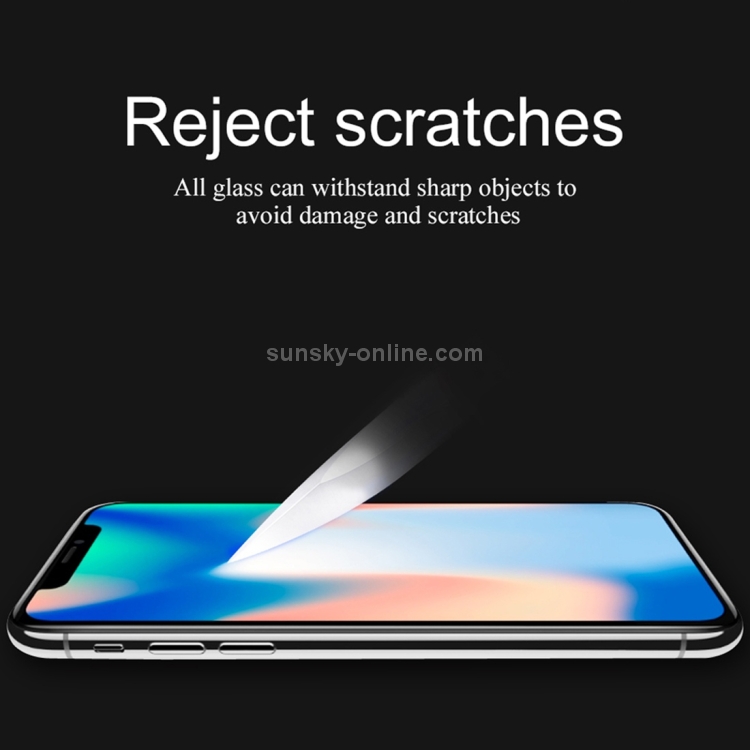 For iPhone X Lenuo DF 0.3mm 9H Surface Hardness 3D Arc Edge Full Coverage Explosion-proof Tempered Glass Front Screen Protector (White) For iPhone X Lenuo DF 0.3mm 9H Surface Hardness 3D Arc Edge Full Coverage Explosion-proof Tempered Glass Front Screen Protector (White)