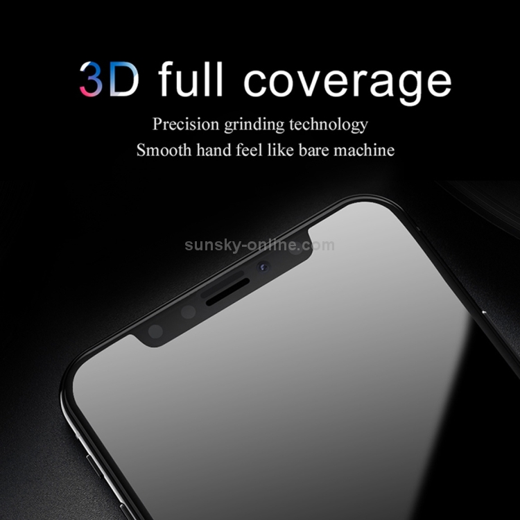 For iPhone X Lenuo DF 0.3mm 9H Surface Hardness 3D Arc Edge Full Coverage Explosion-proof Tempered Glass Front Screen Protector (White) For iPhone X Lenuo DF 0.3mm 9H Surface Hardness 3D Arc Edge Full Coverage Explosion-proof Tempered Glass Front Screen Protector (White)