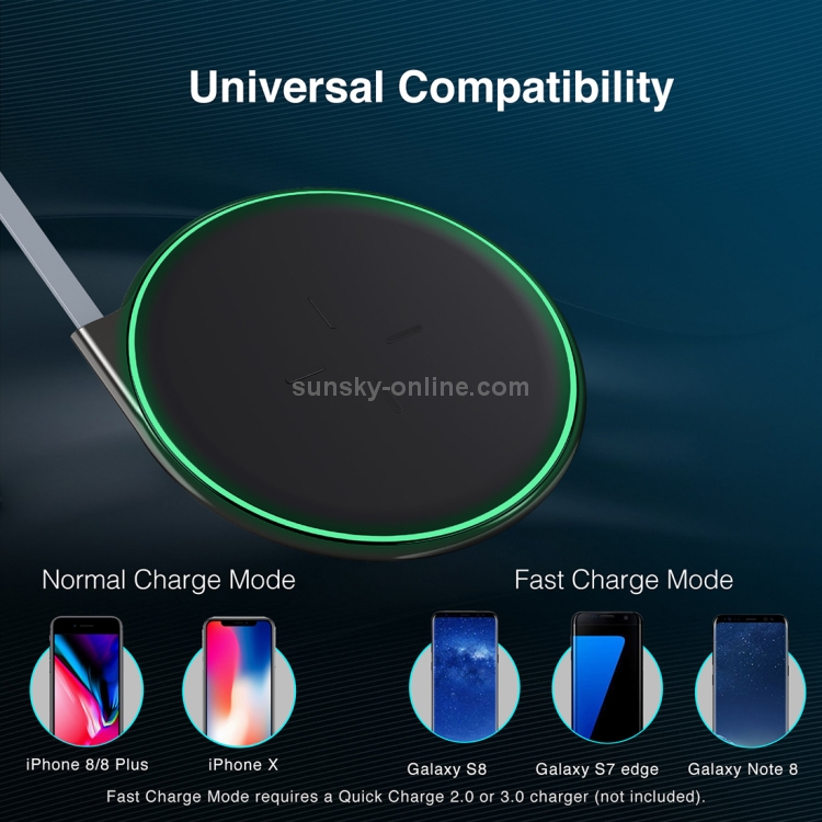 ESR 10W Max Fast Charge Qi Standard Wireless Charger(Black) ESR 10W Max Fast Charge Qi Standard Wireless Charger(Black)