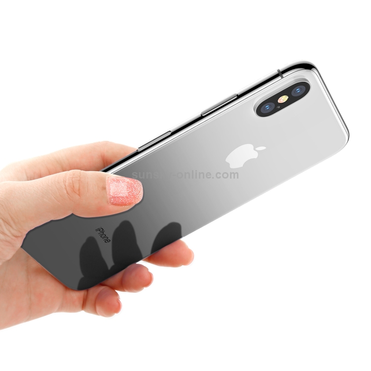 For iPhone X Baseus 9H Hardness 0.3mm Gradient Color Tempered Glass Back Screen Film(Black) For iPhone X Baseus 9H Hardness 0.3mm Gradient Color Tempered Glass Back Screen Film(Black)