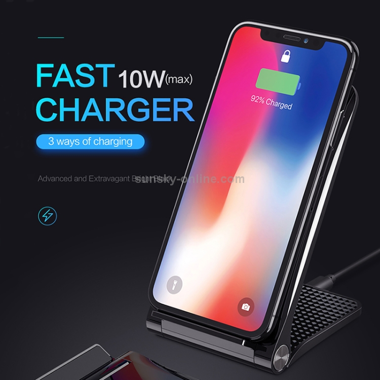 FLOVEME 10W Max ABS + PC Qi Wireless Charger Pad FLOVEME 10W Max ABS + PC Qi Wireless Charger Pad