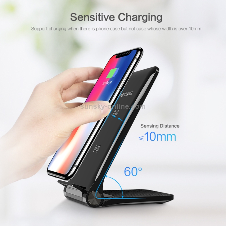 FLOVEME 10W Max ABS + PC Qi Wireless Charger Pad FLOVEME 10W Max ABS + PC Qi Wireless Charger Pad