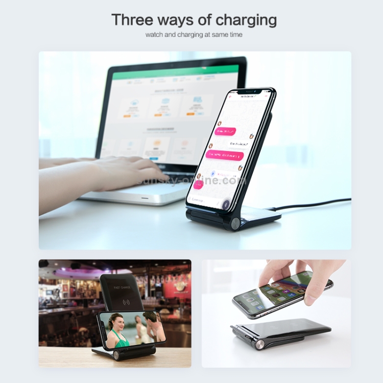 FLOVEME 10W Max ABS + PC Qi Wireless Charger Pad FLOVEME 10W Max ABS + PC Qi Wireless Charger Pad