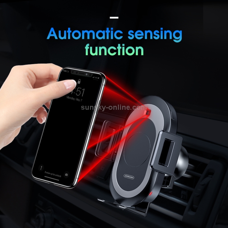JOYROOM JR-ZS165 Automatic Sensing Qi Standard Wireless Car Charger Smart Car Mount JOYROOM JR-ZS165 Automatic Sensing Qi Standard Wireless Car Charger Smart Car Mount