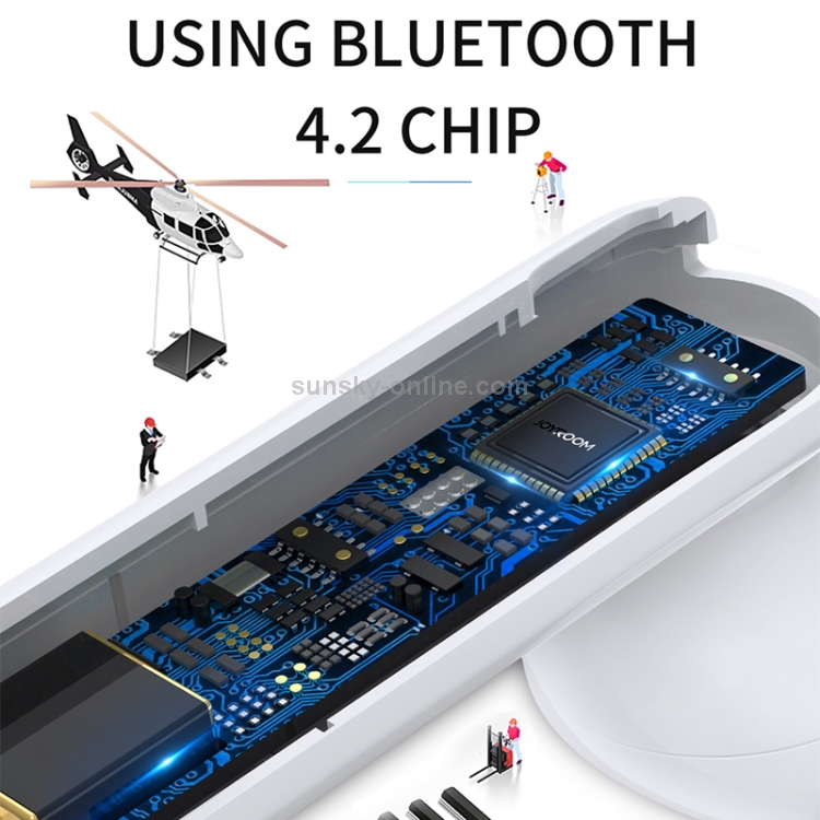JOYROOM JR-T02 TWS Bluetooth 4.2 + EDR Earphone with Charging Box JOYROOM JR-T02 TWS Bluetooth 4.2 + EDR Earphone with Charging Box