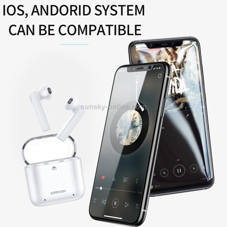 JOYROOM JR-T02 TWS Bluetooth 4.2 + EDR Earphone with Charging Box JOYROOM JR-T02 TWS Bluetooth 4.2 + EDR Earphone with Charging Box