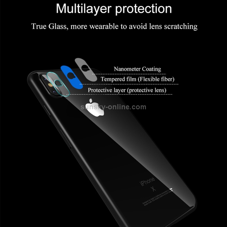 For iPhone X 2pcs Lenuo 0.2mm Transparent Rear Camera Lens Protector Soft Tempered Glass Protective Film For iPhone X 2pcs Lenuo 0.2mm Transparent Rear Camera Lens Protector Soft Tempered Glass Protective Film