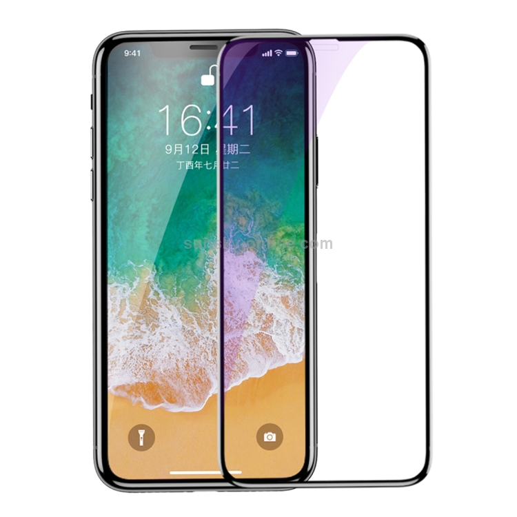 For iPhone X Baseus 0.23mm 3D Anti Blue-ray Soft PET Edge Full Screen Tempered Glass Protector For iPhone X Baseus 0.23mm 3D Anti Blue-ray Soft PET Edge Full Screen Tempered Glass Protector