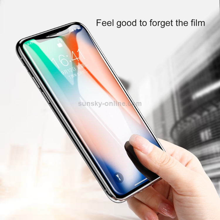 For iPhone X Baseus 0.23mm 3D Anti Blue-ray Soft PET Edge Full Screen Tempered Glass Protector For iPhone X Baseus 0.23mm 3D Anti Blue-ray Soft PET Edge Full Screen Tempered Glass Protector