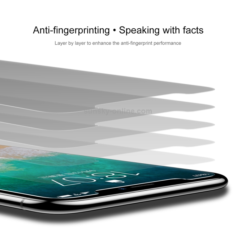 For iPhone X Baseus 0.25mm Transparent Anti-fingerprint Tempered Glass Screen Protector For iPhone X Baseus 0.25mm Transparent Anti-fingerprint Tempered Glass Screen Protector
