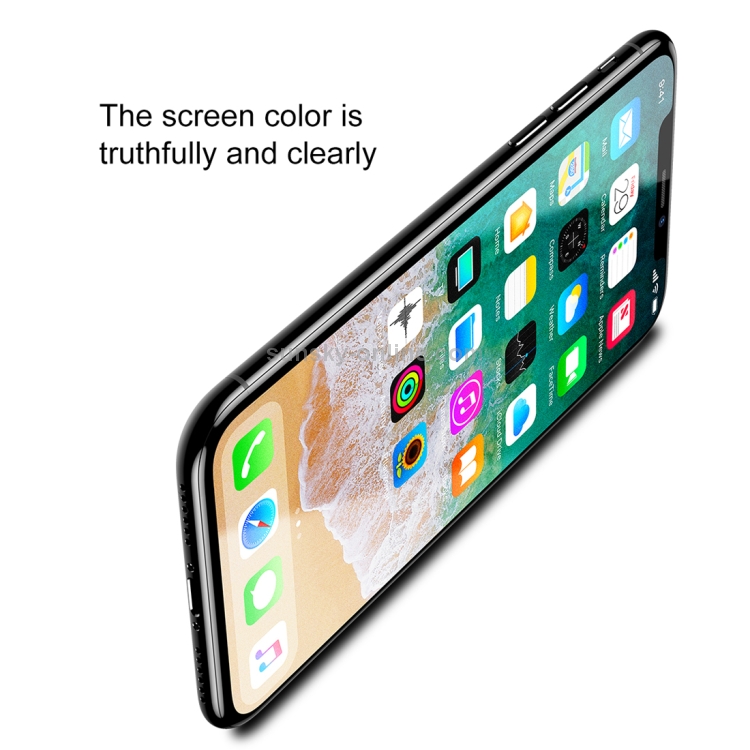 For iPhone X Baseus 0.25mm Transparent Anti-fingerprint Tempered Glass Screen Protector For iPhone X Baseus 0.25mm Transparent Anti-fingerprint Tempered Glass Screen Protector