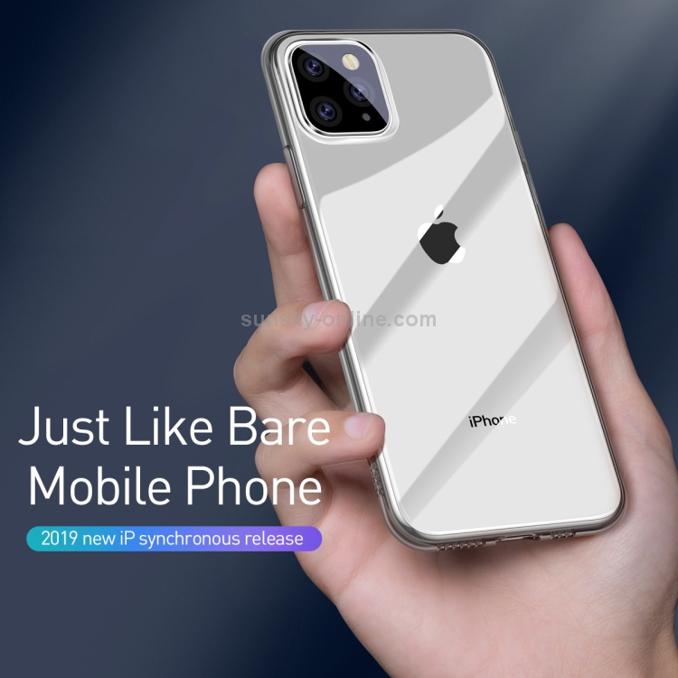 For iPhone 11 Pro Baseus Simple Series Transparent TPU Case(Transparent Black) For iPhone 11 Pro Baseus Simple Series Transparent TPU Case(Transparent Black)