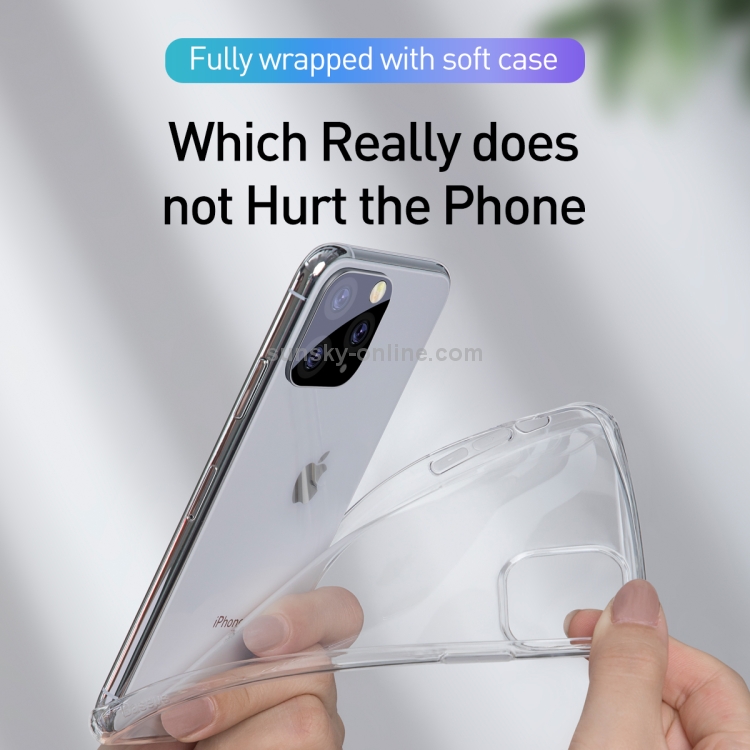 For iPhone 11 Pro Baseus Simple Series Transparent TPU Case(Transparent Black) For iPhone 11 Pro Baseus Simple Series Transparent TPU Case(Transparent Black)