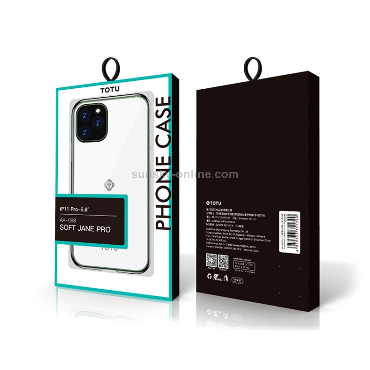 For iPhone 11 Pro TOTUDESIGN Soft Jane Pro Series Shockproof Electroplating TPU Protective Case (Green) For iPhone 11 Pro TOTUDESIGN Soft Jane Pro Series Shockproof Electroplating TPU Protective Case (Green)