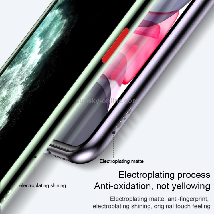 For iPhone 11 Pro TOTUDESIGN Soft Jane Pro Series Shockproof Electroplating TPU Protective Case (Green) For iPhone 11 Pro TOTUDESIGN Soft Jane Pro Series Shockproof Electroplating TPU Protective Case (Green)