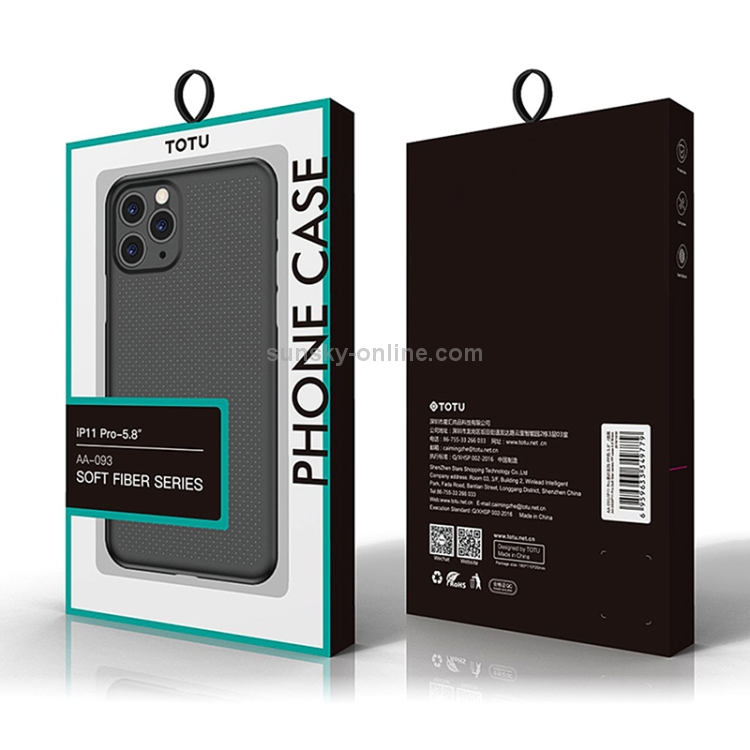 For iPhone 11 Pro TOTUDESIGN Soft Fiber Series Shockproof PP Protective Case (White) For iPhone 11 Pro TOTUDESIGN Soft Fiber Series Shockproof PP Protective Case (White)