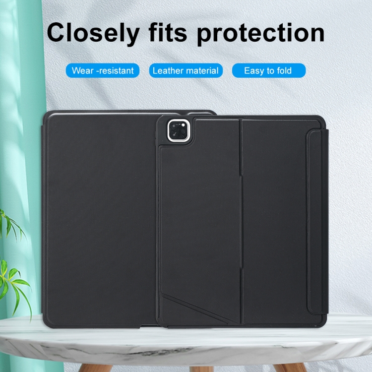 T129-AS For iPad Pro 12.9 2022/2021/2020/2018 Touch Backlight Split Type Bluetooth Keyboard Leather Case T129-AS For iPad Pro 12.9 2022/2021/2020/2018 Touch Backlight Split Type Bluetooth Keyboard Leather Case