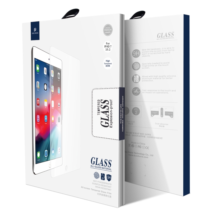 DUX DUCIS 0.3mm 9H 3D Explosion-proof Tempered Glass Film for iPad 10.2 2021 / 2020 / 2019 DUX DUCIS 0.3mm 9H 3D Explosion-proof Tempered Glass Film for iPad 10.2 2021 / 2020 / 2019