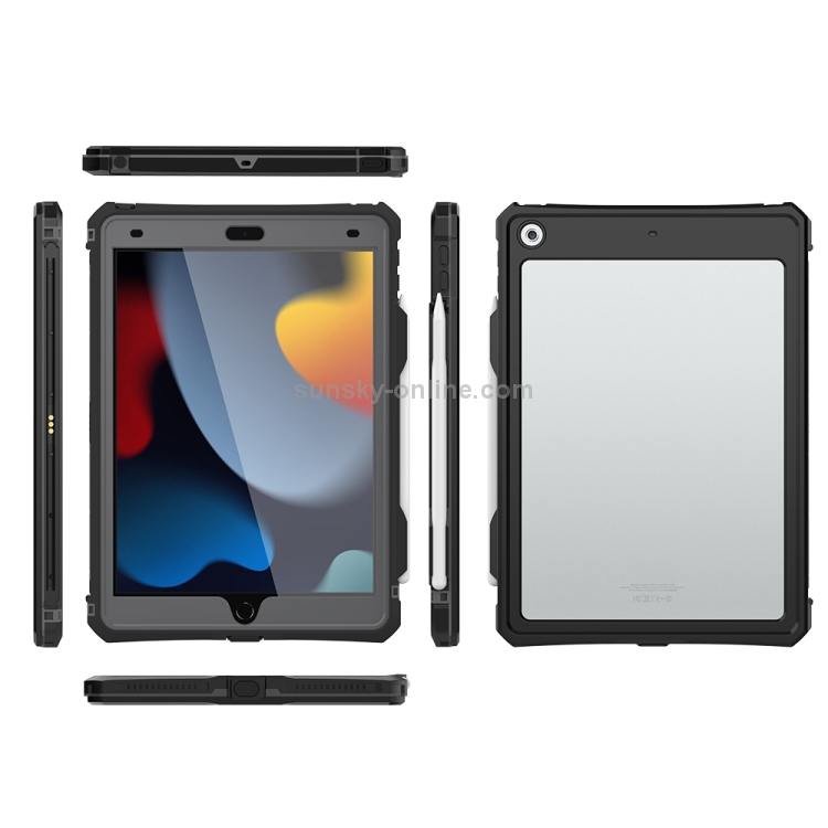 For iPad 10.2 2021 RedPepper Shockproof Waterproof PC + PET + TPU Tablet Protective Case For iPad 10.2 2021 RedPepper Shockproof Waterproof PC + PET + TPU Tablet Protective Case