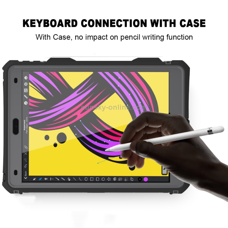 For iPad 10.2 2021 RedPepper Shockproof Waterproof PC + PET + TPU Tablet Protective Case For iPad 10.2 2021 RedPepper Shockproof Waterproof PC + PET + TPU Tablet Protective Case