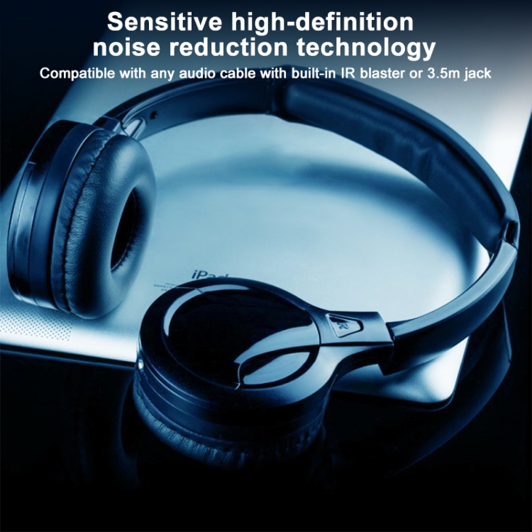 LPT03 Headset Wireless Infrared Dual/Single Channel Earphone (Black) LPT03 Headset Wireless Infrared Dual/Single Channel Earphone (Black)