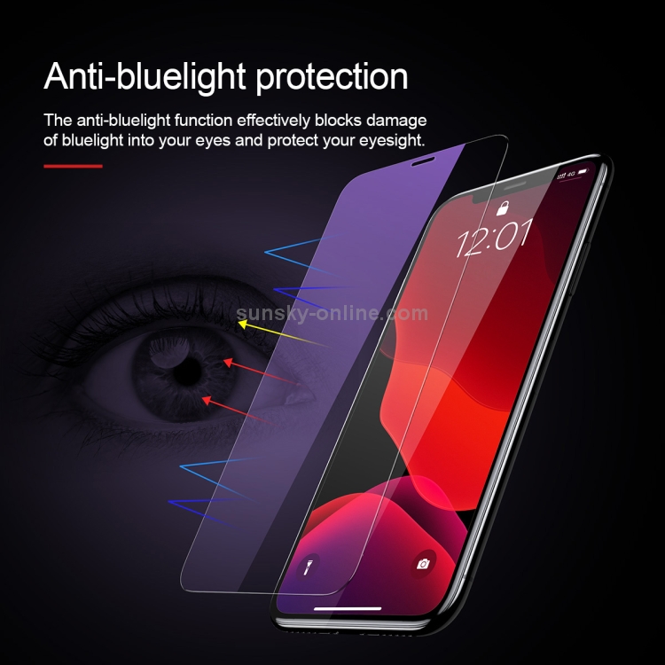 2 PCS Baseus 0.15mm Anti Blue-ray Full Tempered Glass Film (Secondary Reinforcement ) for iPhone 11 Pro Max / XS Max 2 PCS Baseus 0.15mm Anti Blue-ray Full Tempered Glass Film (Secondary Reinforcement ) for iPhone 11 Pro Max / XS Max