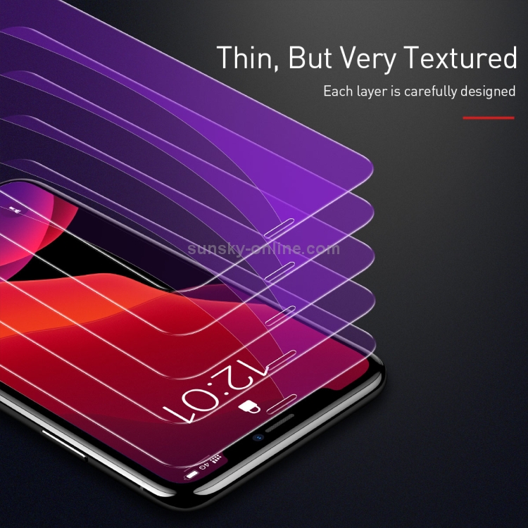 2 PCS Baseus 0.15mm Anti Blue-ray Full Tempered Glass Film (Secondary Reinforcement ) for iPhone 11 Pro Max / XS Max 2 PCS Baseus 0.15mm Anti Blue-ray Full Tempered Glass Film (Secondary Reinforcement ) for iPhone 11 Pro Max / XS Max